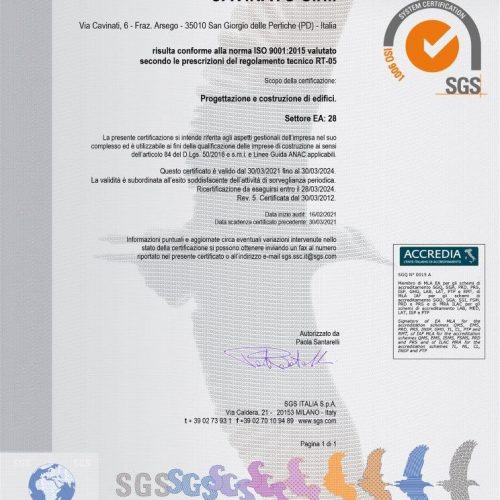 attestato ISO-9001